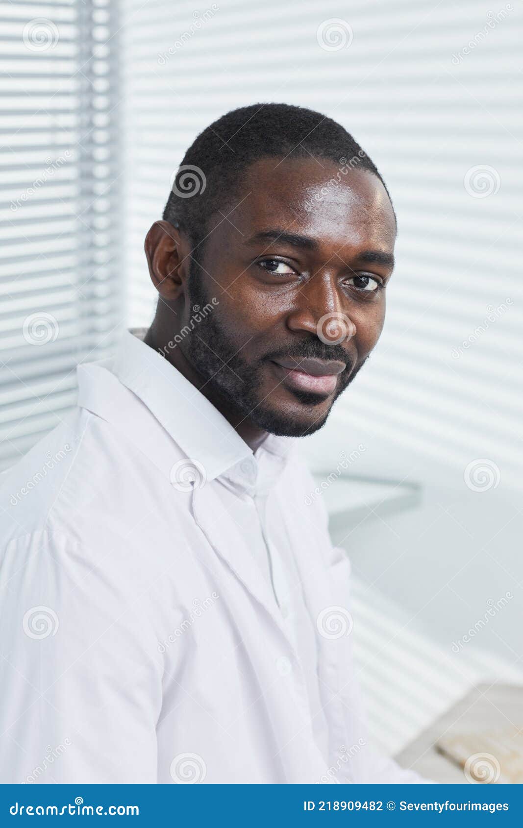 African Doctor At Hospital Stock Photo Image Of Medicine 218909482