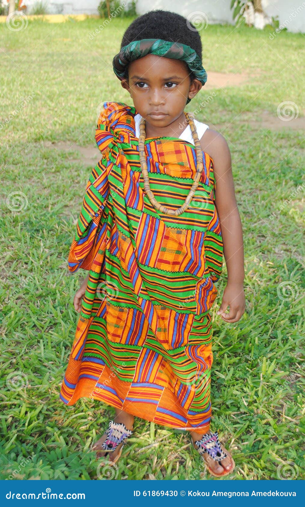 African Dress Editorial Image Image Of Outfit African 61869430