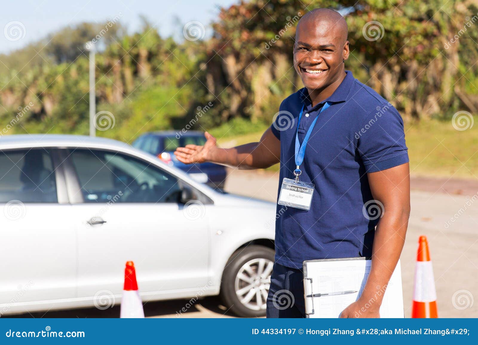 African driving instructor stock image. Image of motor - 44334197