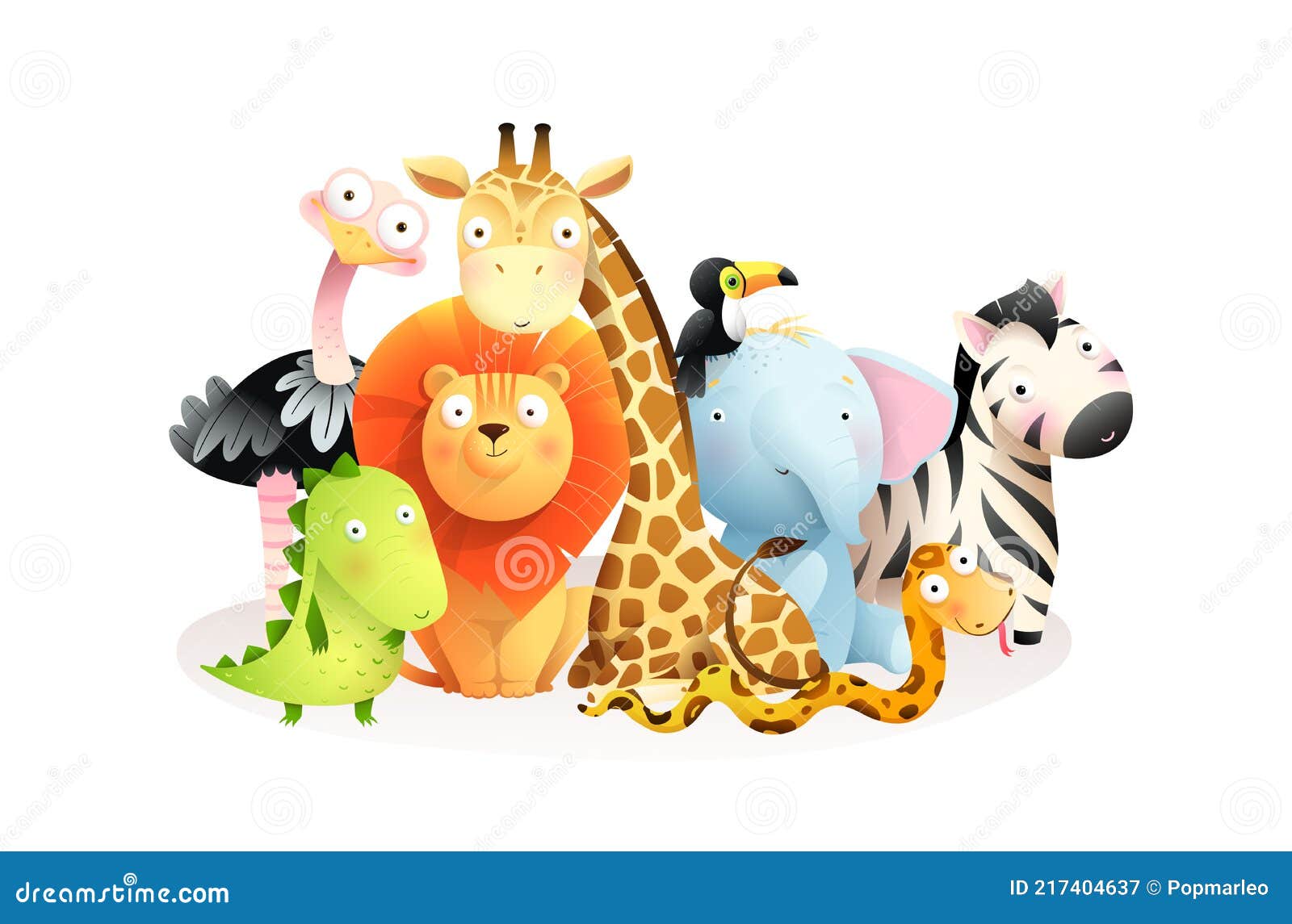 African Exotic Safari Animals for Kids Isolated Stock Vector - Illustration of jungle, exotic: 217404637 African Exotic Safari Animals for Kids Isolated Stock Vector - Illustration of jungle, exotic: 217404637