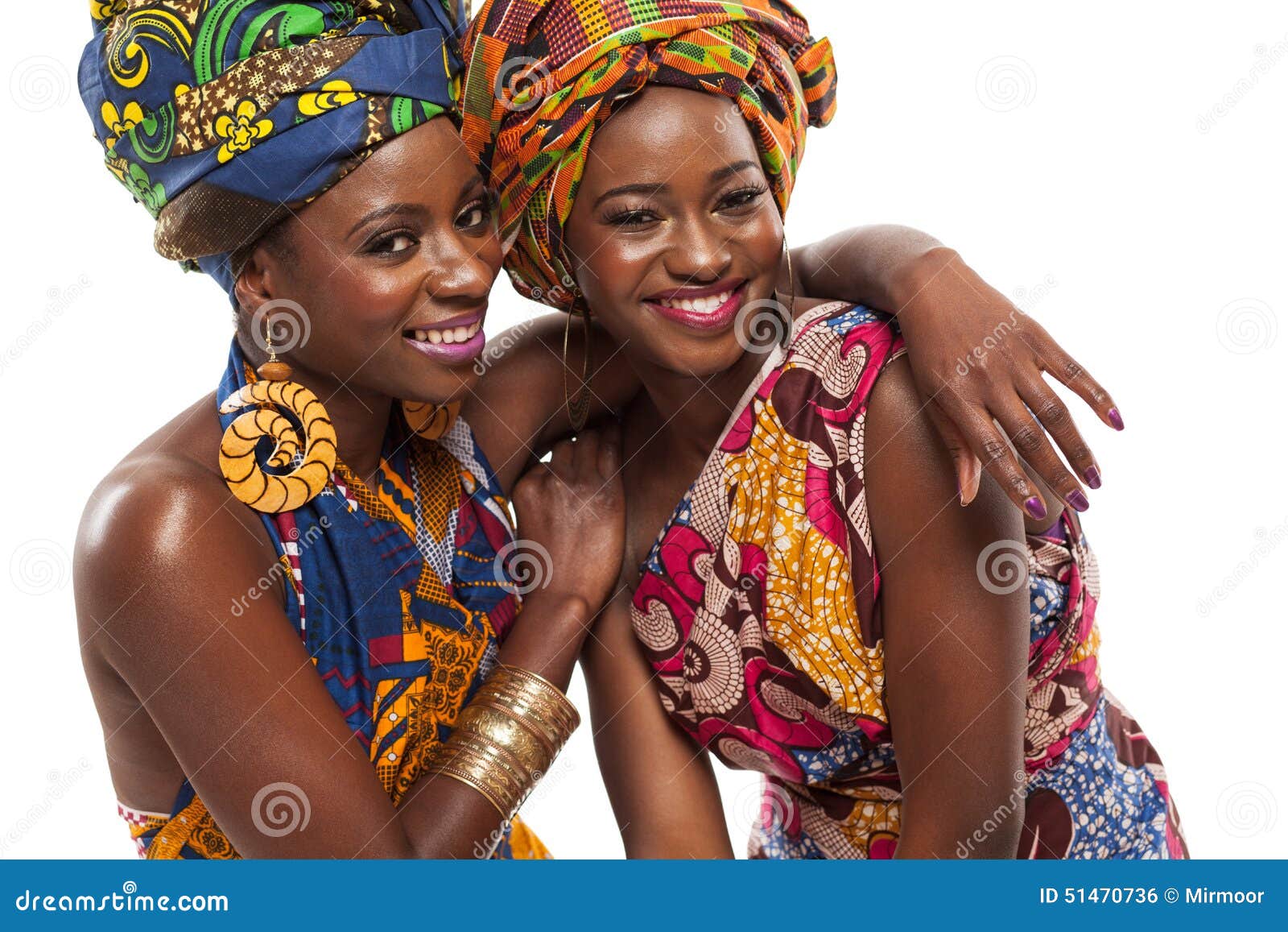 african female models posing in dresses.