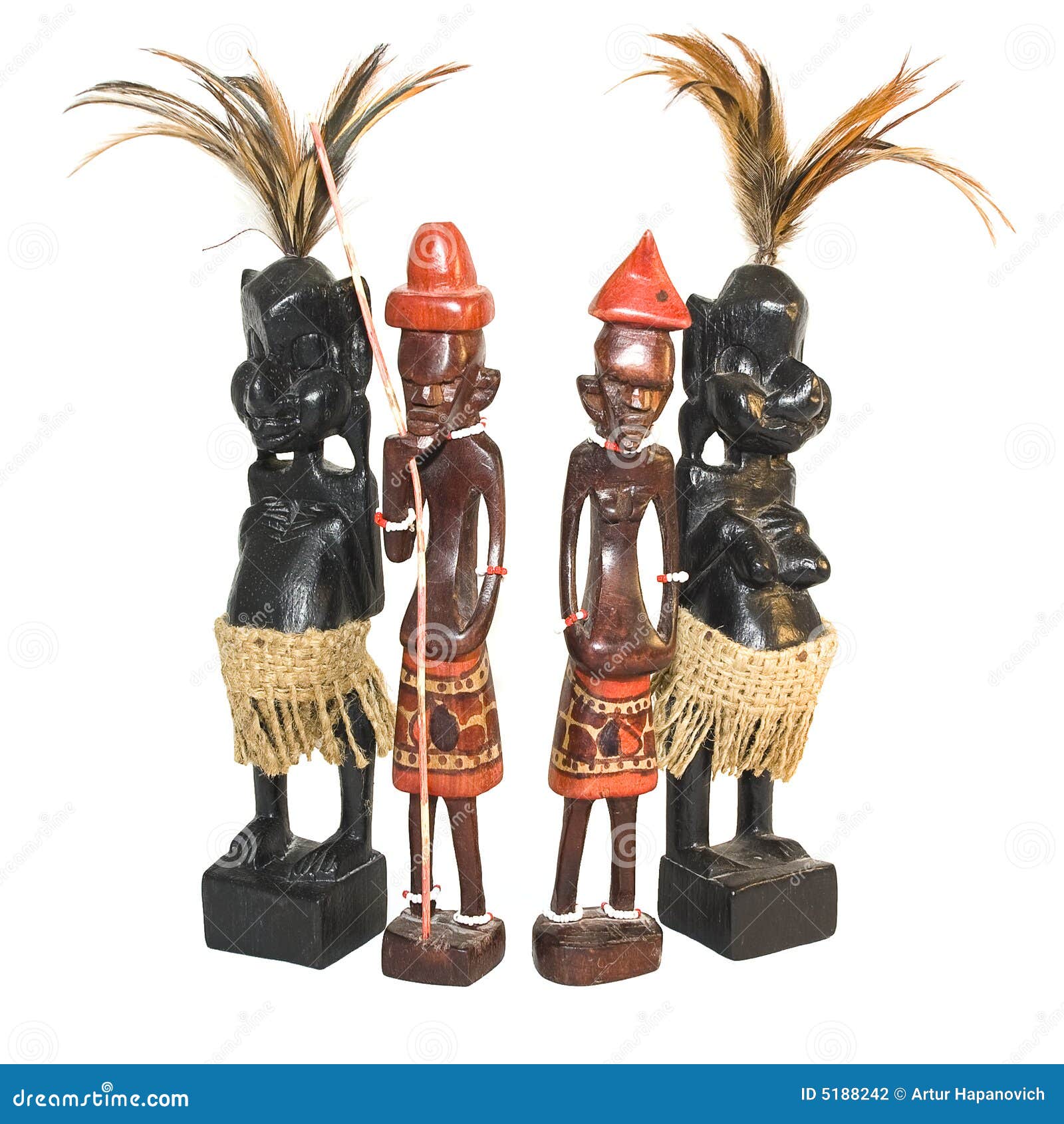 African Figurine stock photo. Image of african, people 5188242