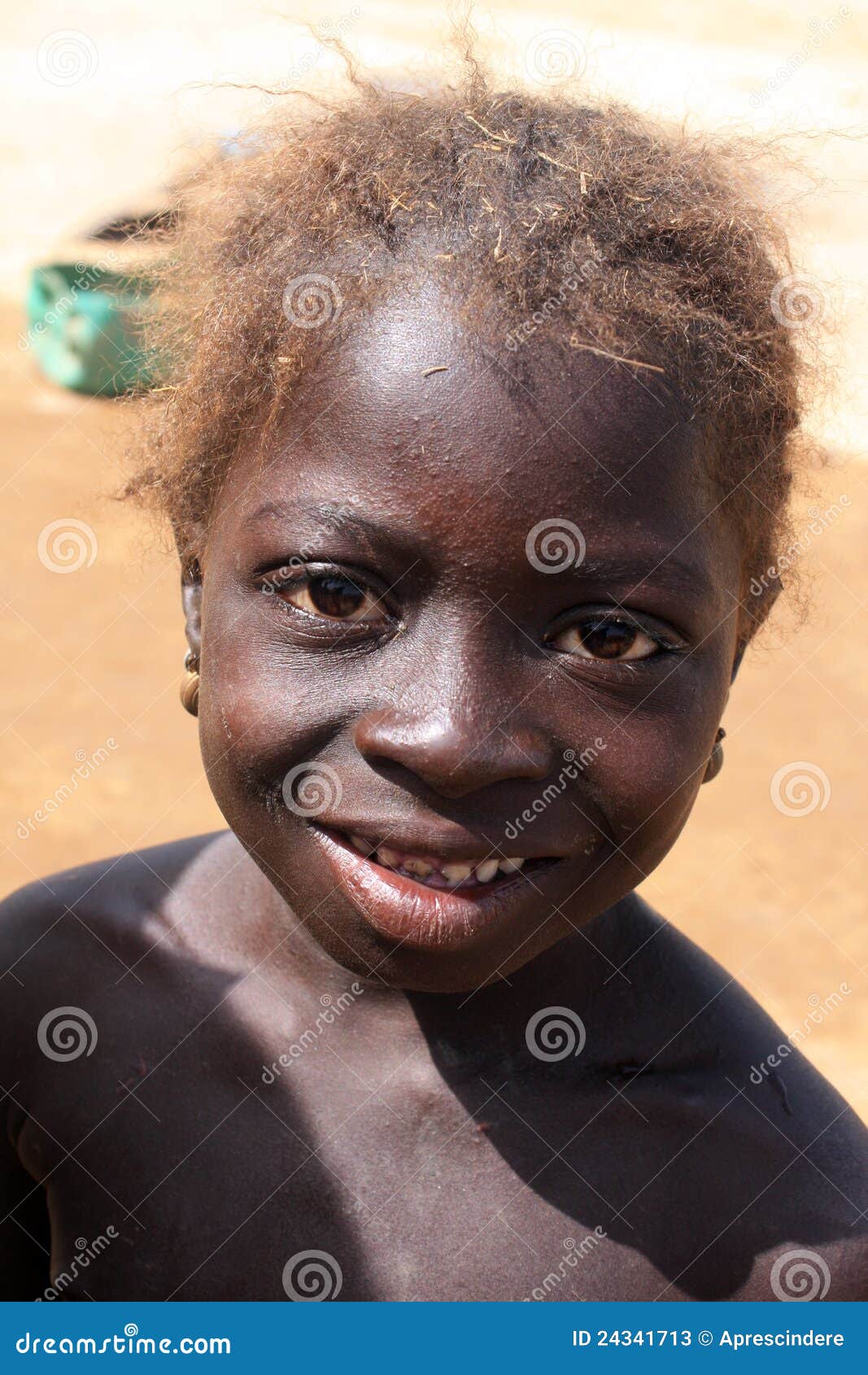 African girl editorial stock photo. Image of backpacked - 24341713