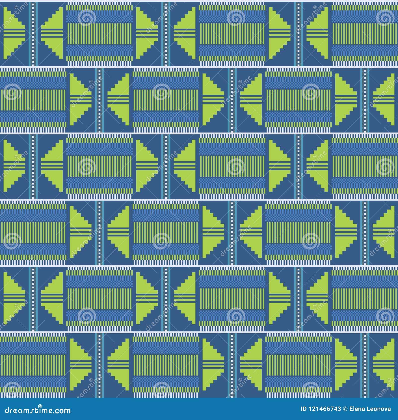 Ethnic seamless pattern african kente cloth Vector Image