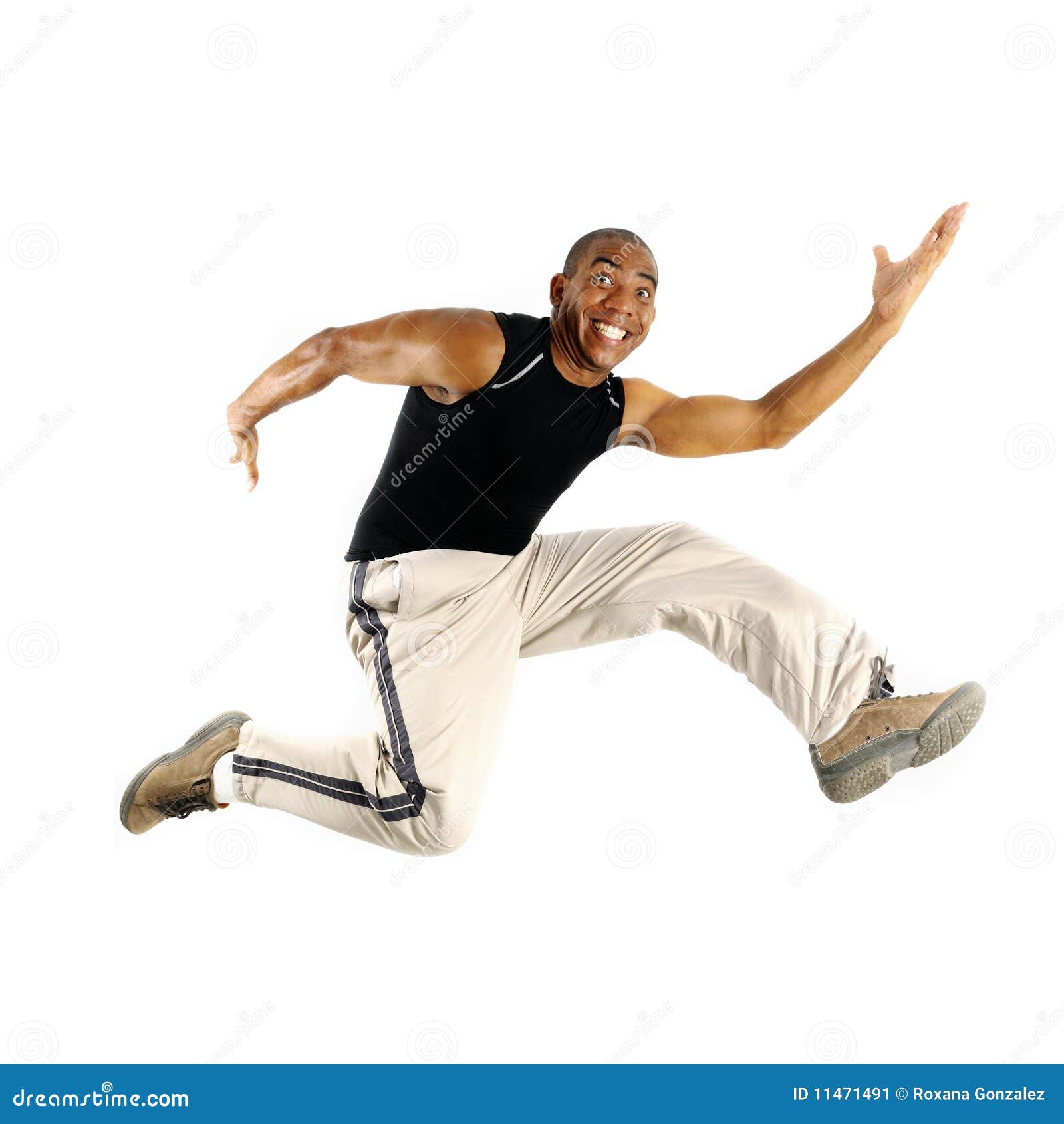 African man jumping stock image. Image of health, cheerful 11471491