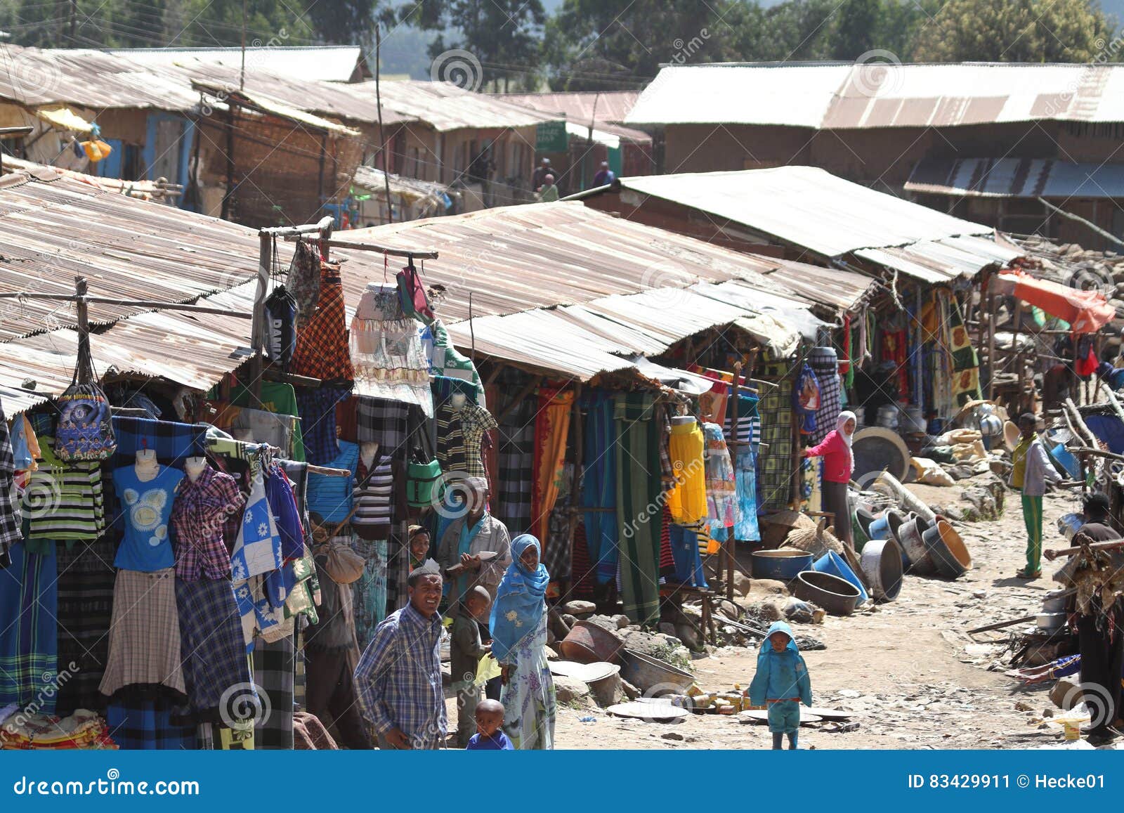 African Market of Debark in Ethiopia Editorial Photo Image of trade