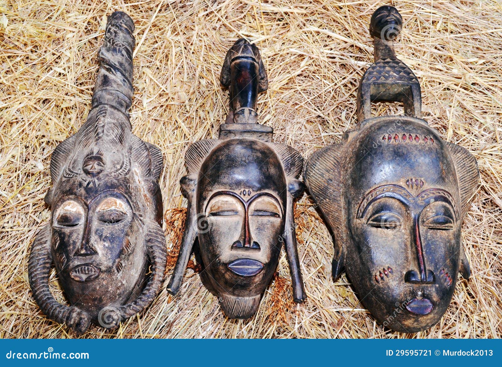 African Masks Stock Image - Image: 29595721