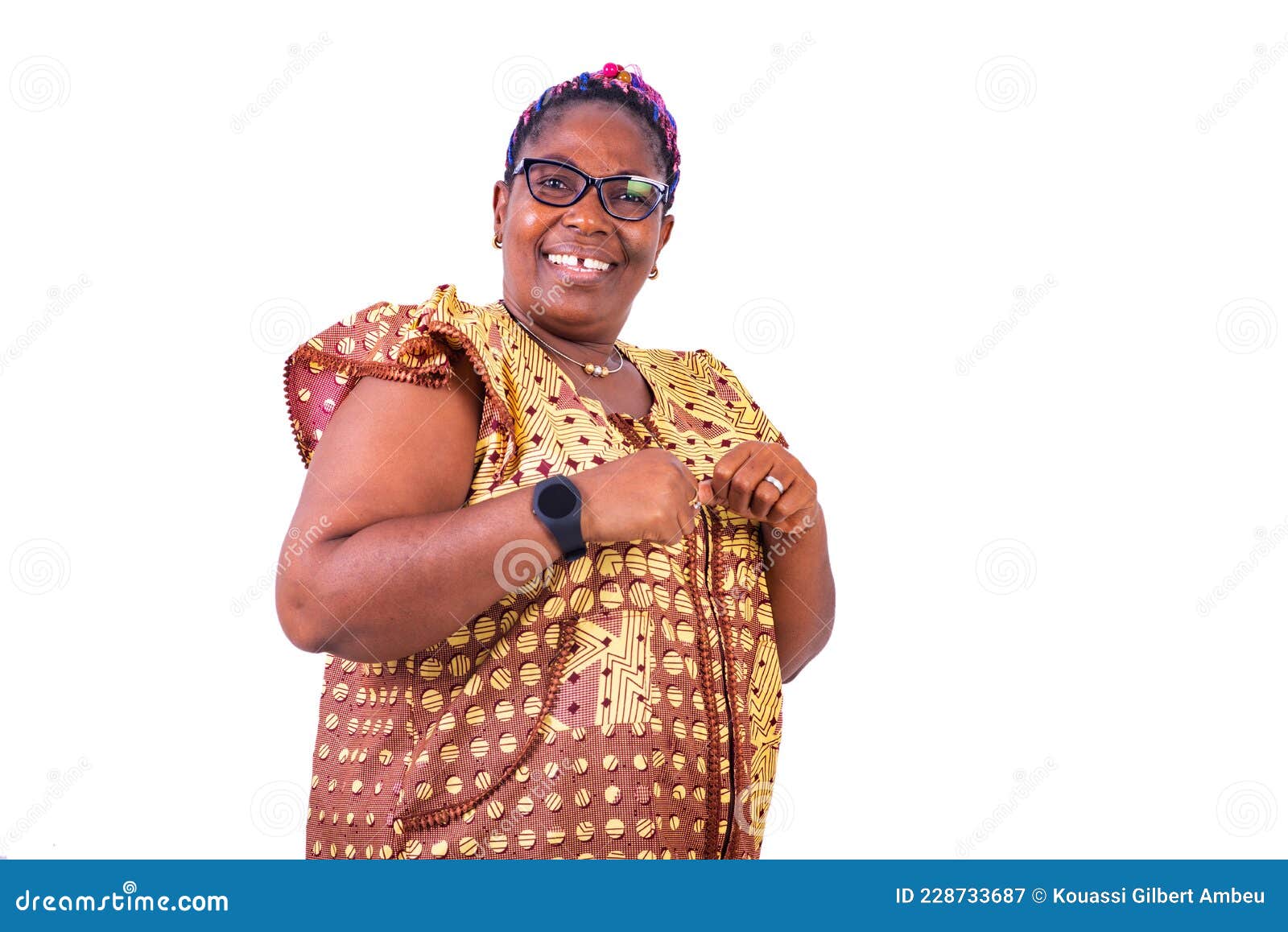 African Mature Woman Smiling Stock Image Image Of Whiteness Woman 228733687 