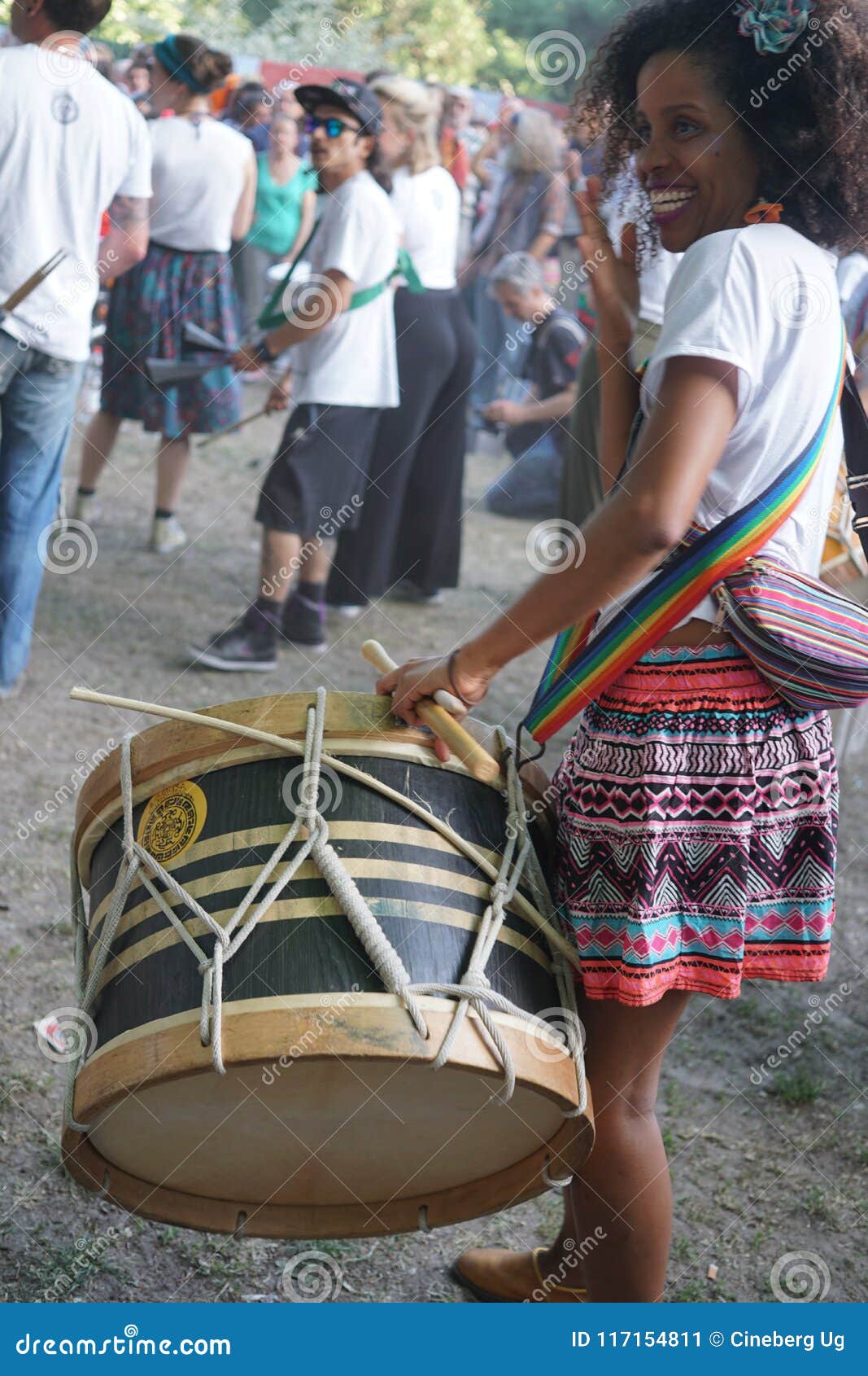 African Percussionists` Performance, Outdoors Editorial Photo Image