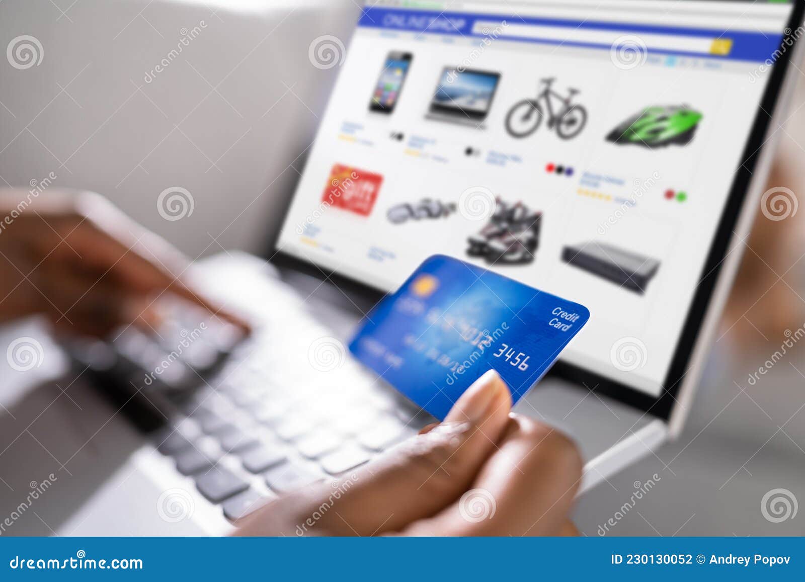 african person shopping in ecommerce online shop