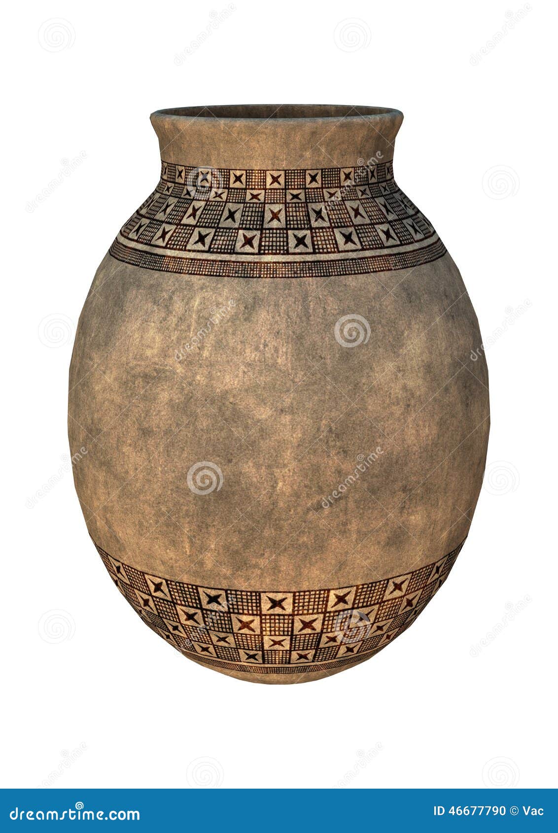 African Pottery stock illustration. Illustration of pattern 46677790