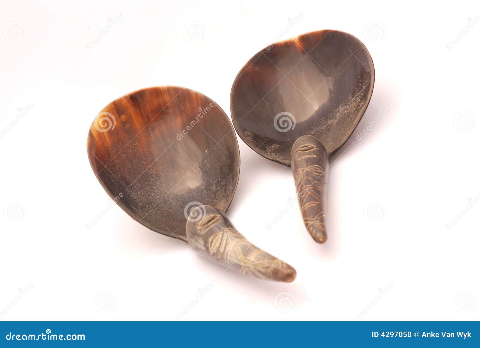 African spoons stock photo. Image of studio, over, life 4297050