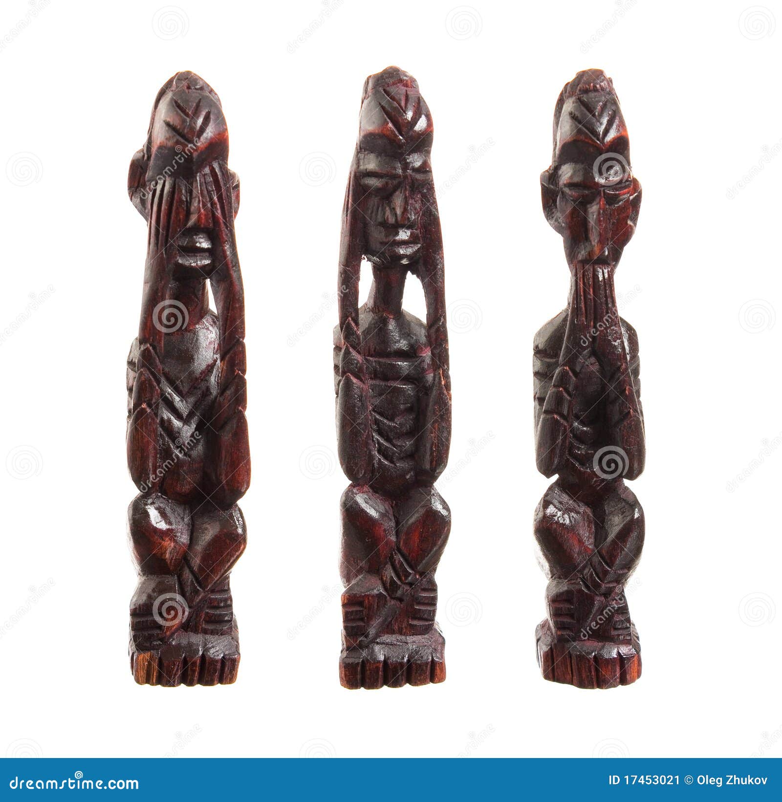 African Statue Of Black Wood Stock Image Image of folk, wood 17453021