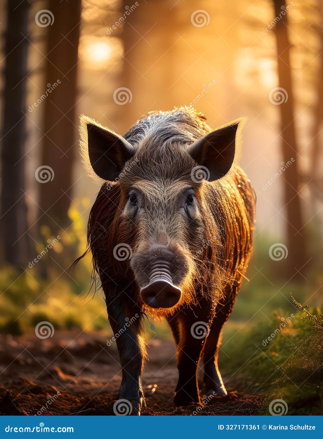 african swine fever, asfv virus outbreak, infected wild boar, infectious disease spreading to forest animals