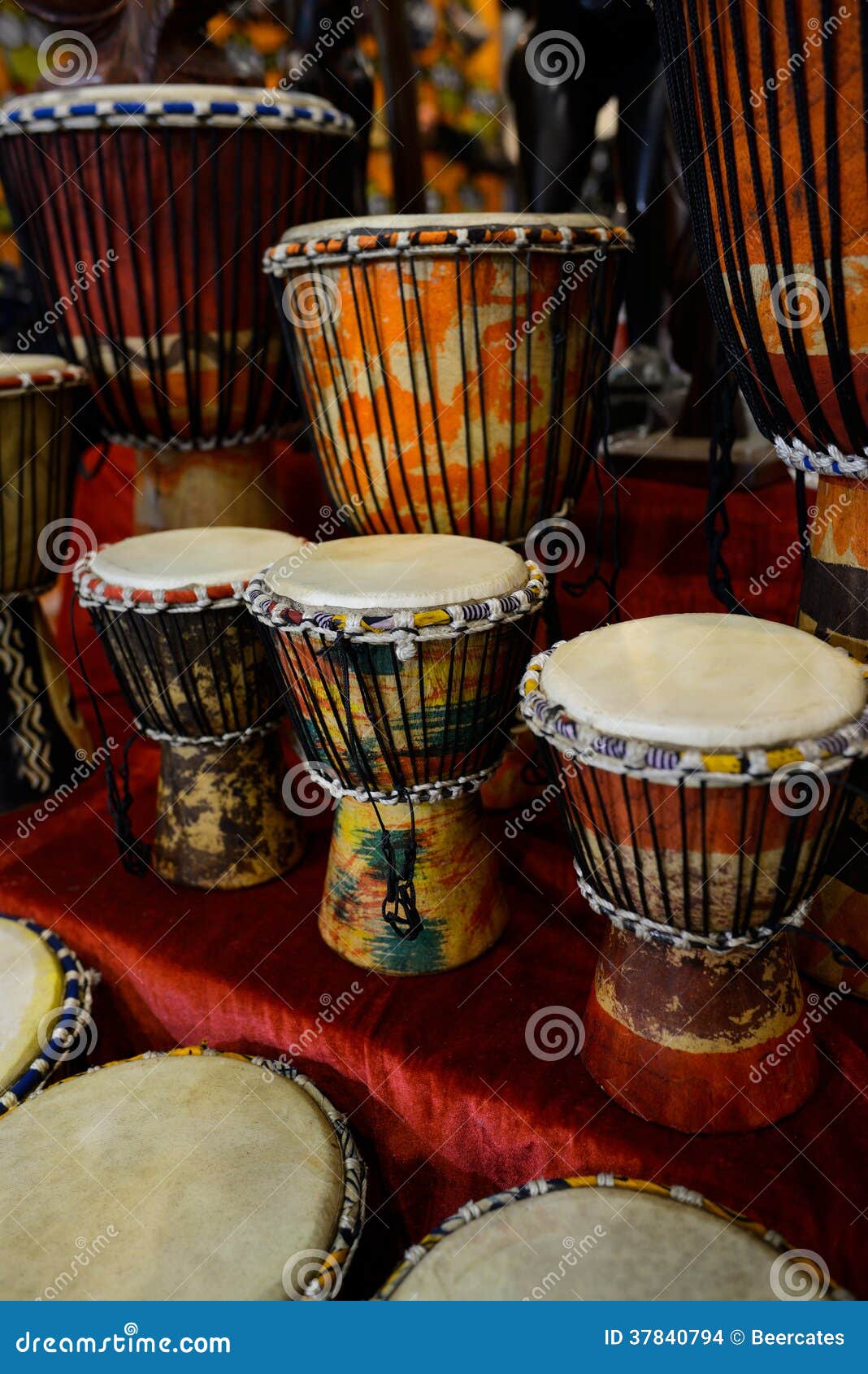 African tambourines stock photo. Image of colorful, tambourine 37840794