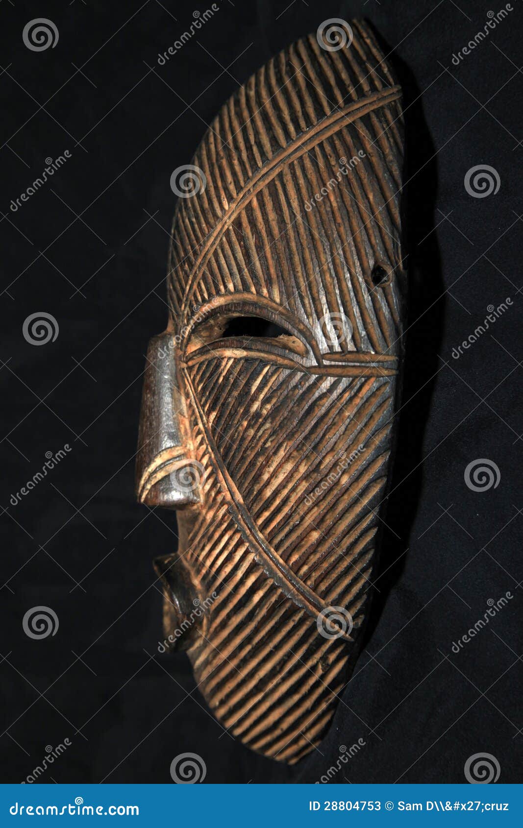 african tribal mask - lega tribe