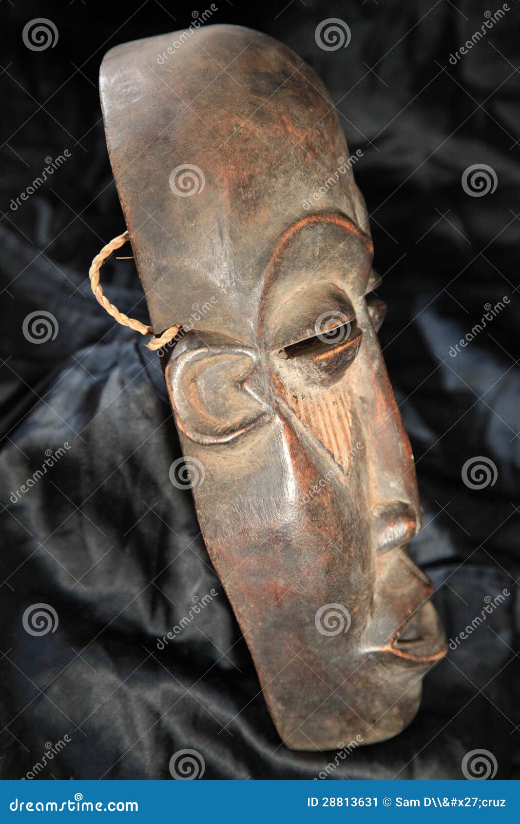 african tribal mask - lega tribe