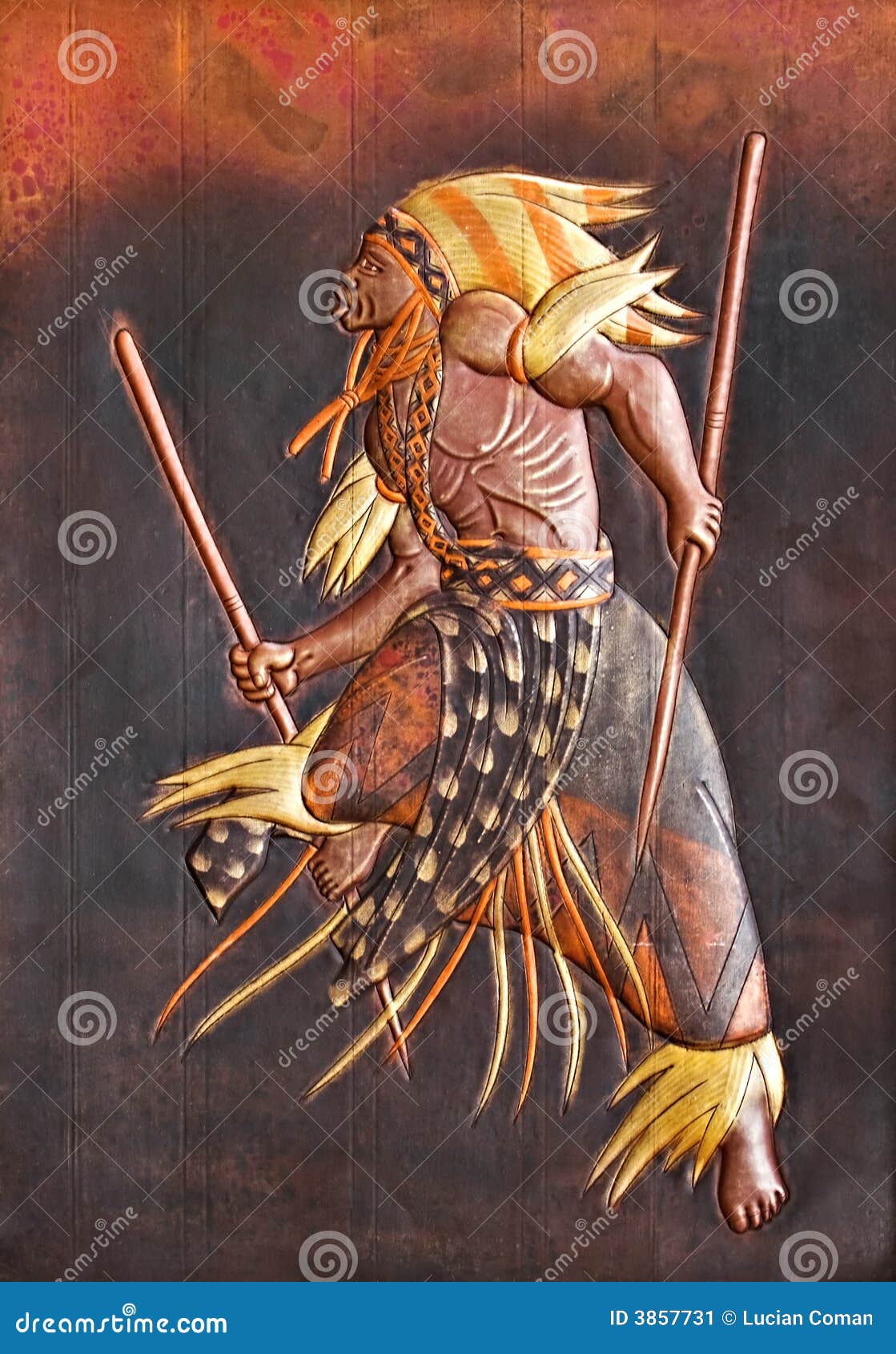 African warrior stock image. Image of beautiful, authentic - 3857731, image size:1119x1690