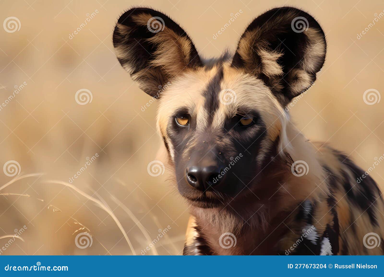 african wild dog - sub-saharan africa (generative ai)