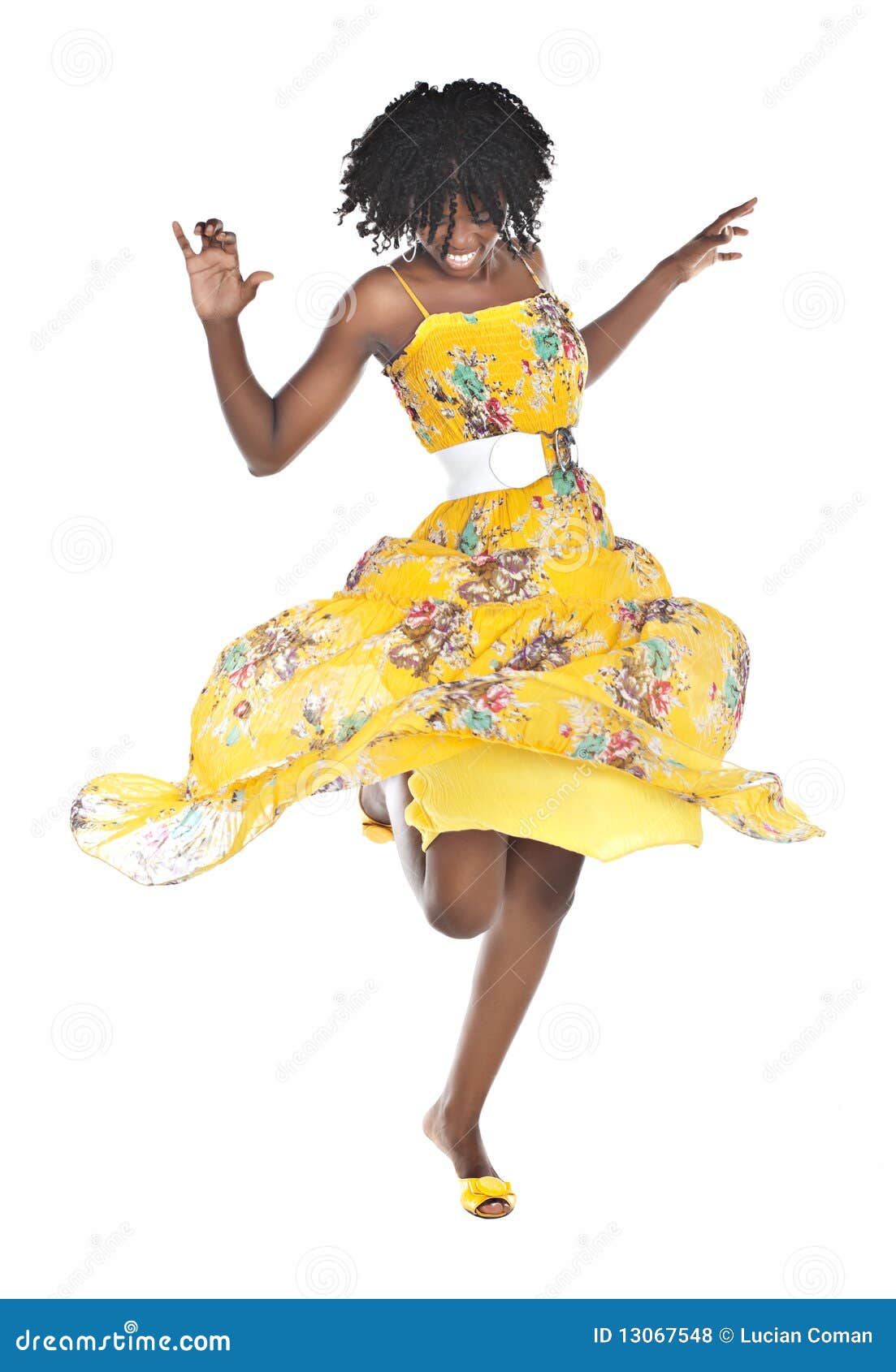 African woman dancing stock photo. Image of excitement 
