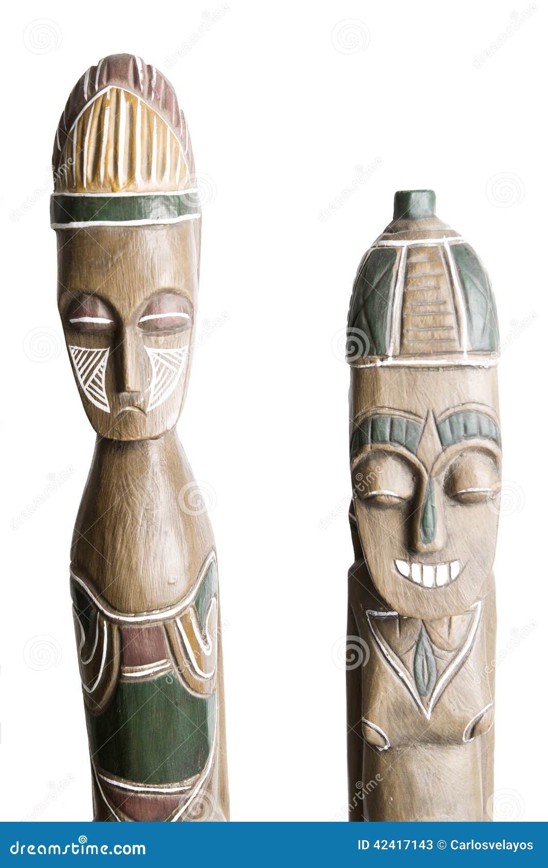 African Wooden Statue stock image. Image of antiquities 42417143