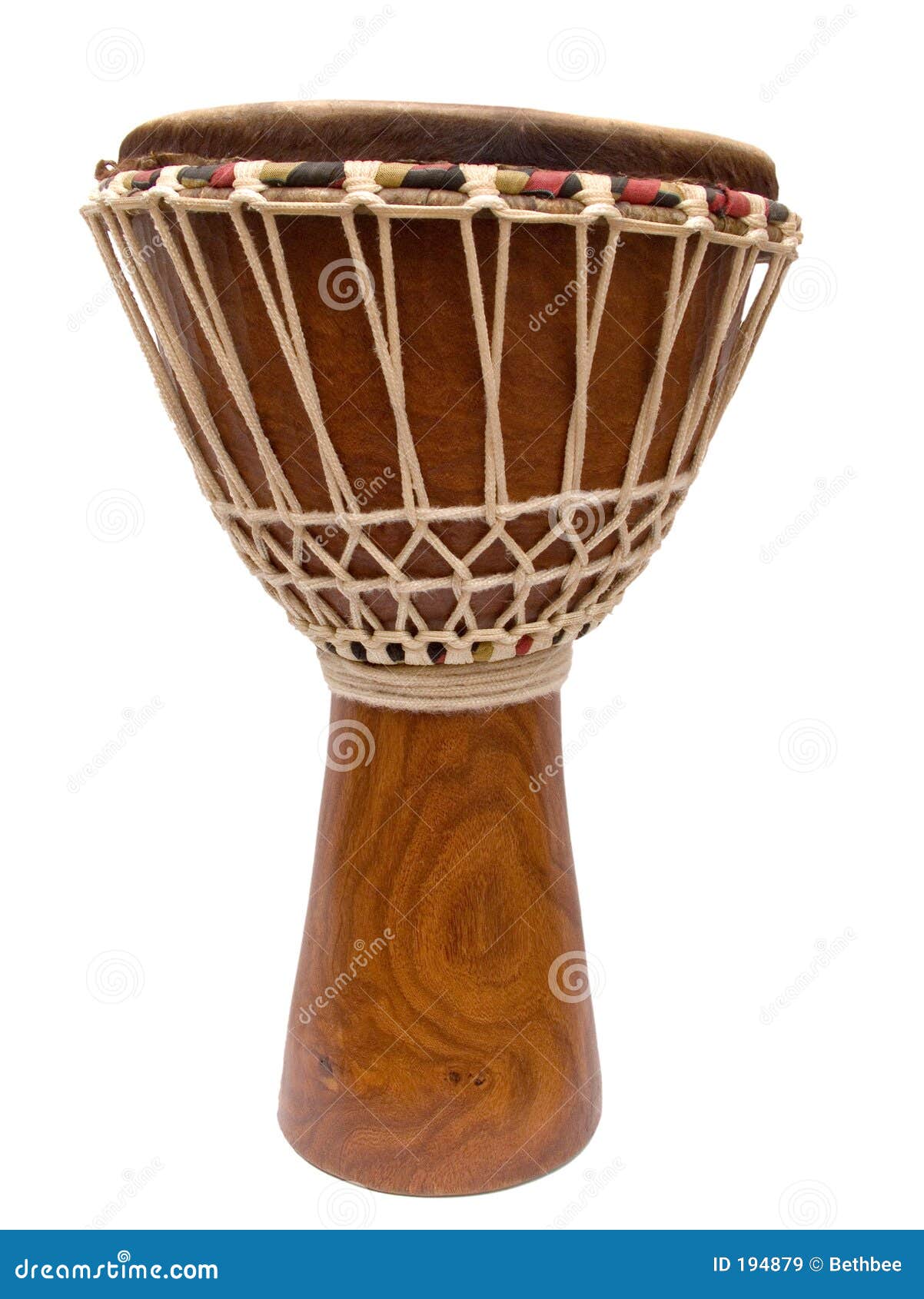 Afrikaanse Trommel Djembe stock afbeelding. Image of ritme 194879
