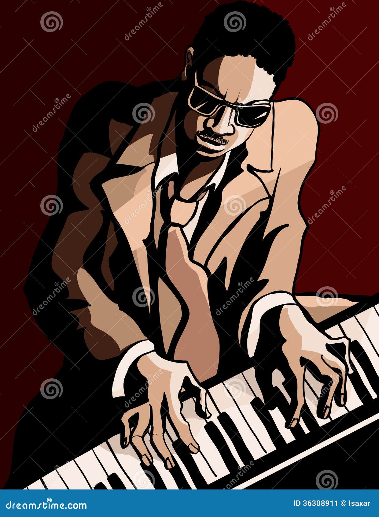 afro american jazz pianist