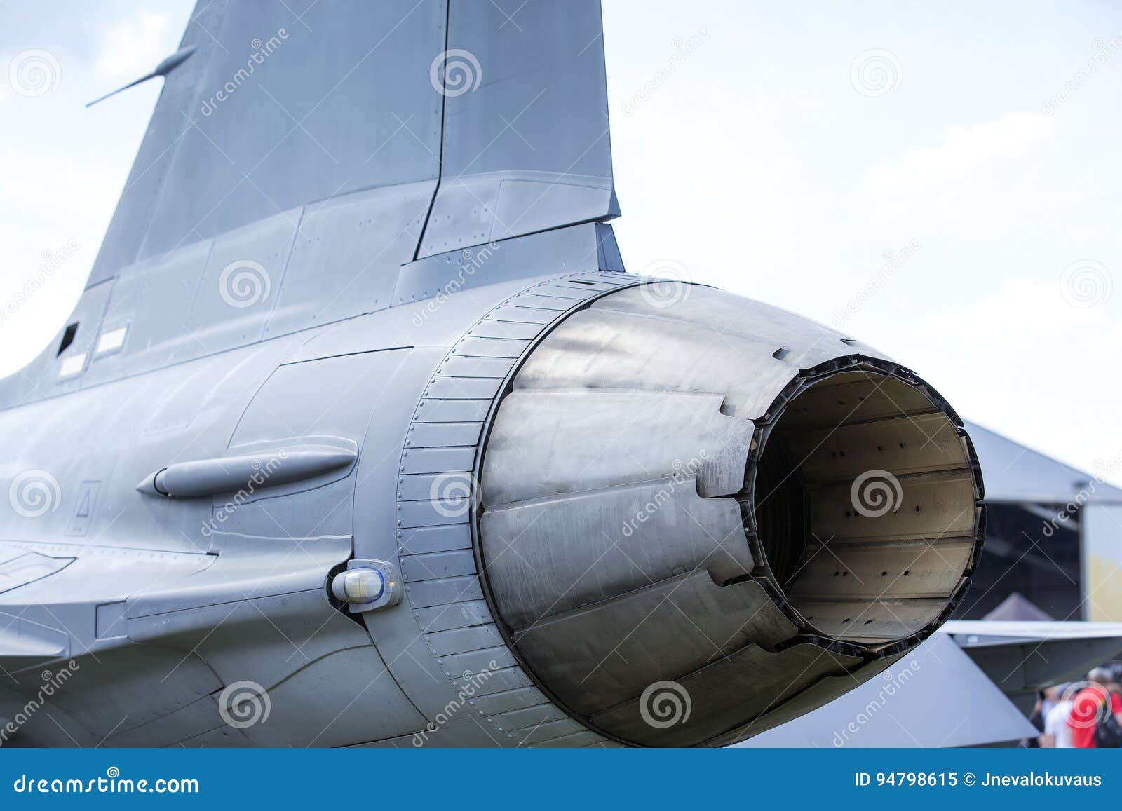 Afterburner of a Modern Jet Fighter. Stock Image Image of fighter