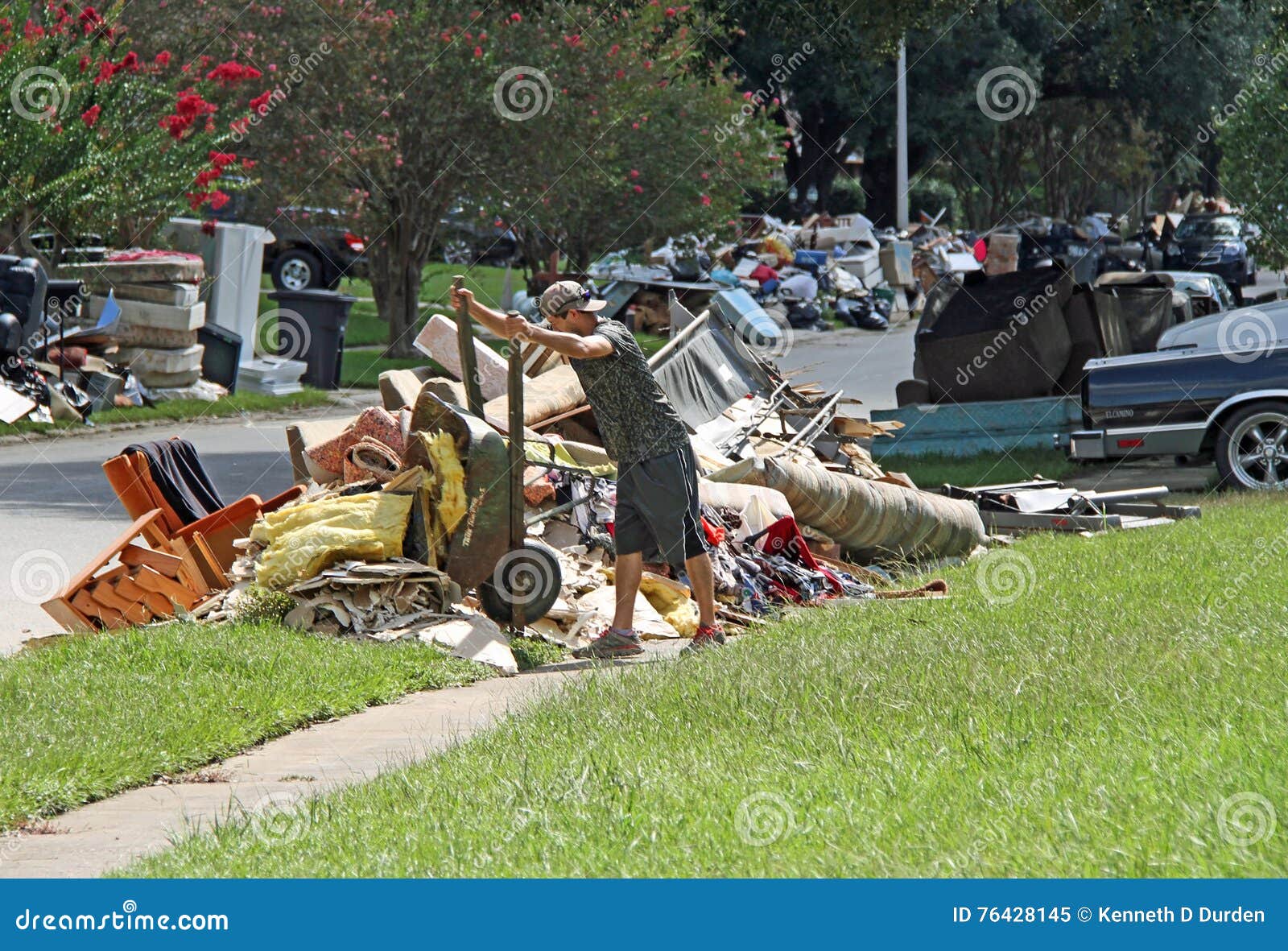 Aftermath of Baton Rouge 2016 Flood Editorial Image Image of ruined