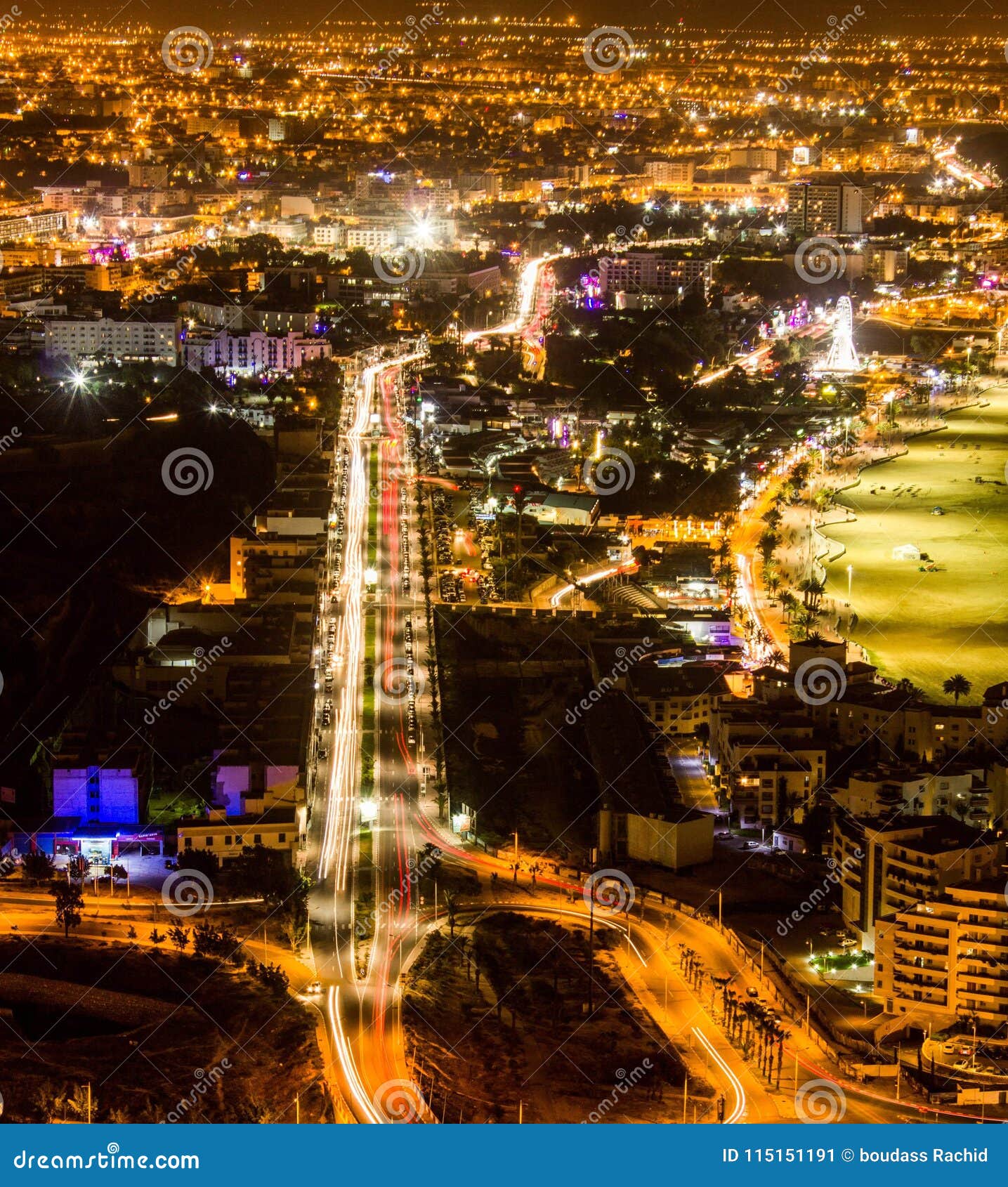 Agadir By Night Stock Image Image Of Morocco Light Agadir By Night Stock Image Image Of Morocco Light