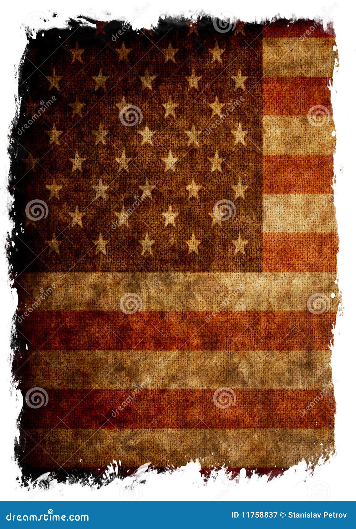 Download Aged grunge flag of USA stock image. Image of condition ...