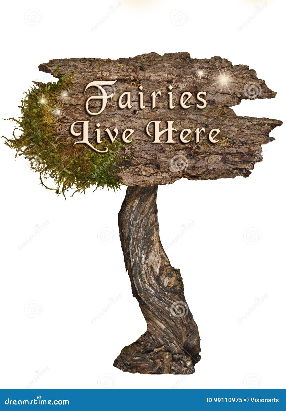 Fairies Live Here Sign