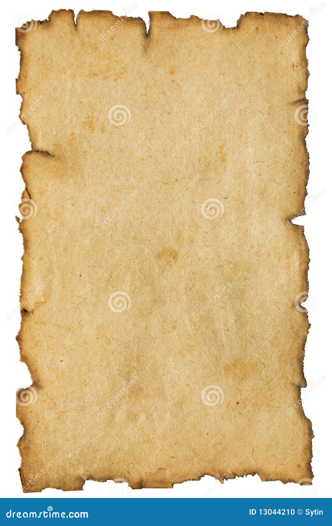 Aged old paper stock photo. Image of background, blank - 13044210
