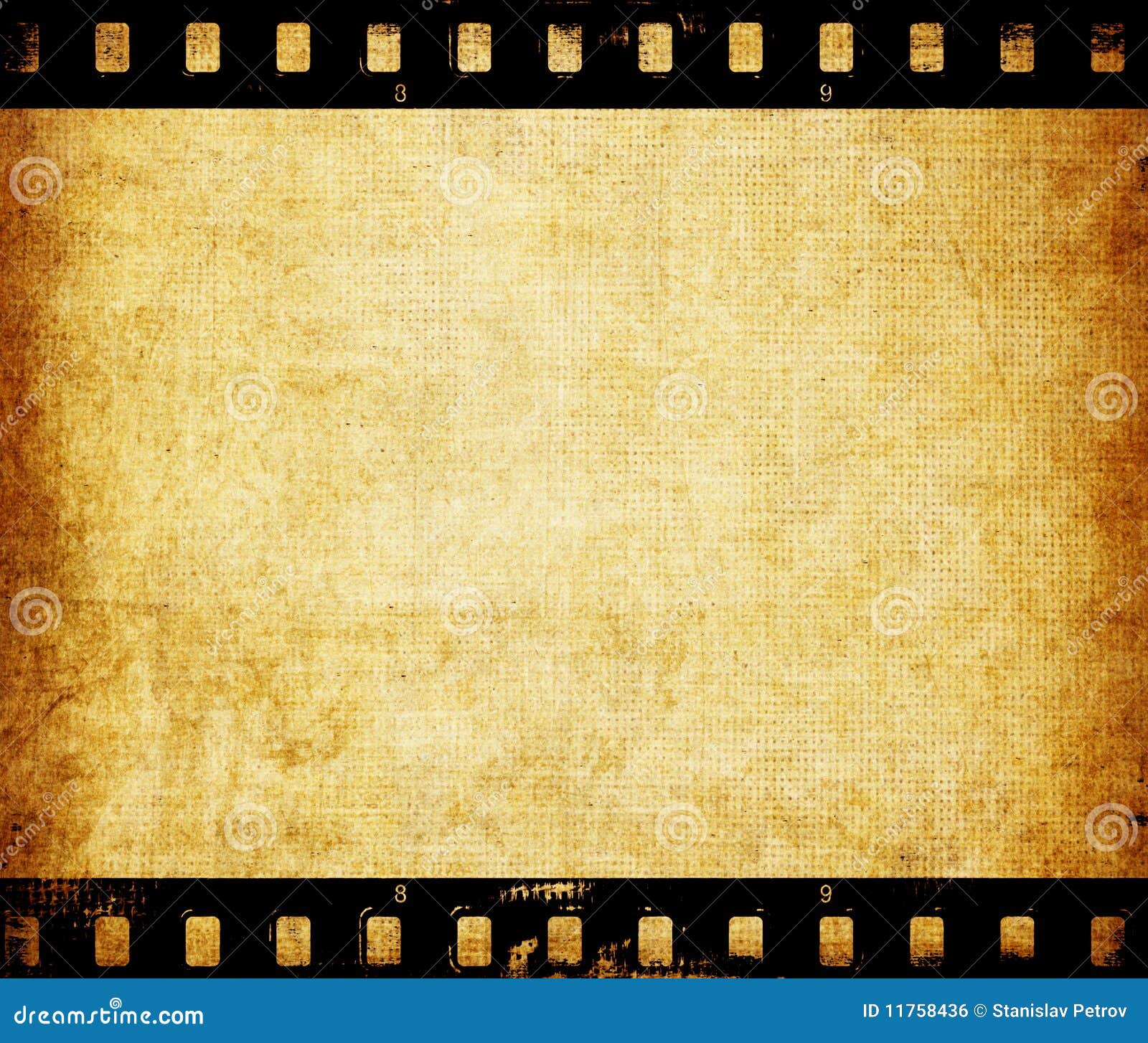 Aged Wallpaper with Film Strip Border Stock Illustration - Illustration of  artistic, clipboard: 11758436