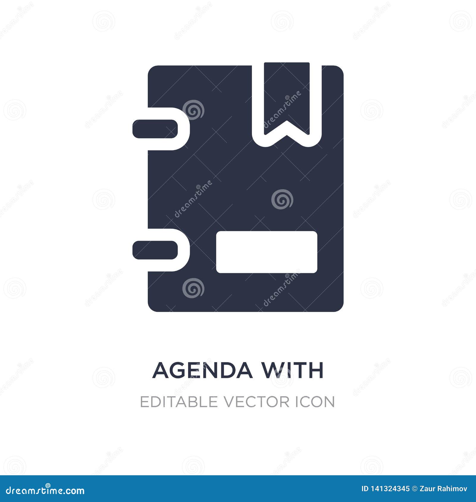 Agenda With Bookmarks Icon On White Background Simple Element Illustration From Education Concept Stock Vector Illustration Of Book Note Agenda With Bookmarks Icon On White Background Simple Element Illustration From Education Concept Stock Vector Illustration Of Book Note