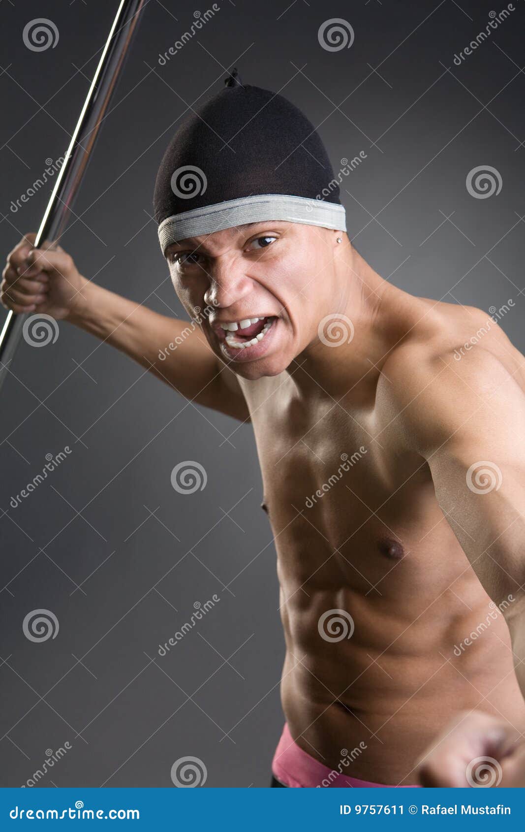 The aggressive young man stock image. Image of illegal ...