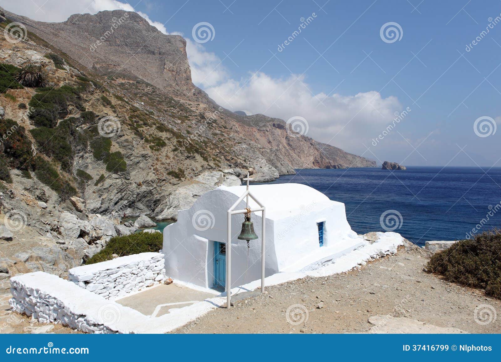 agia anna on amorgos island,greece