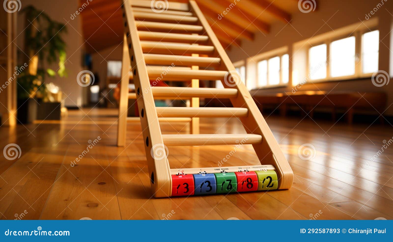 Agility ladder for gym stock image. Image of activity 292587893