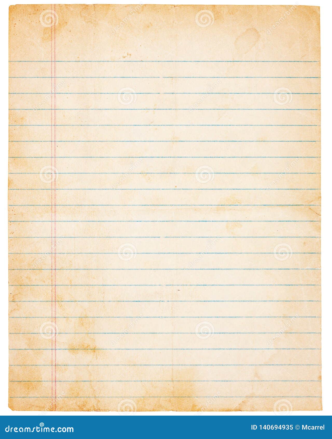 Vintage Lined Paper Background