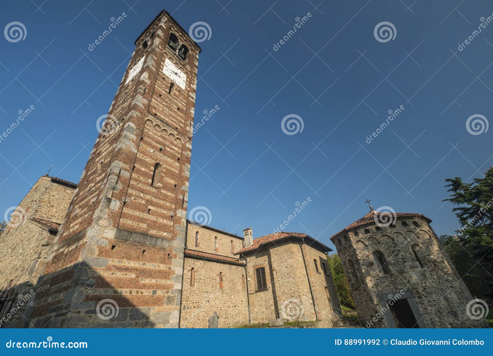 agliate brianza italy: historic church