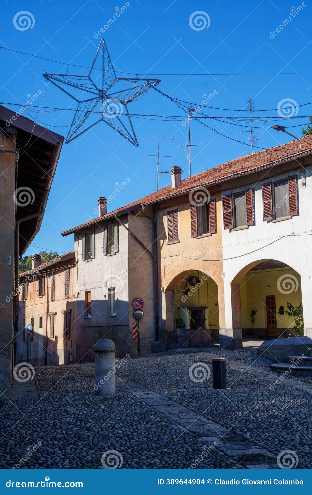 agliate, old village in brianza, italy