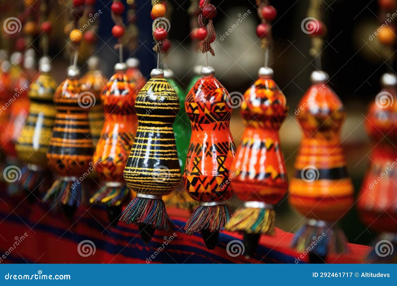 Agogo Bells for the Rhythm Section of a Kwanzaa Dance Stock Image