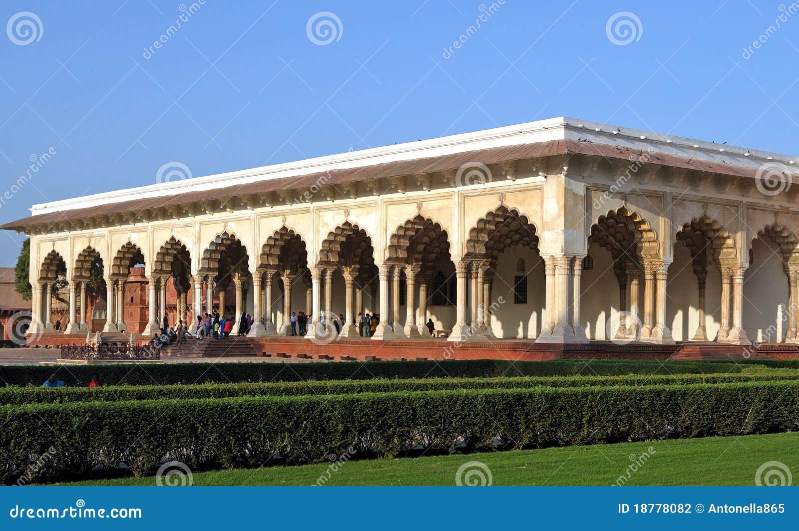 Agra Fort, Hall of Public Audience Stock Photo Image of ruins