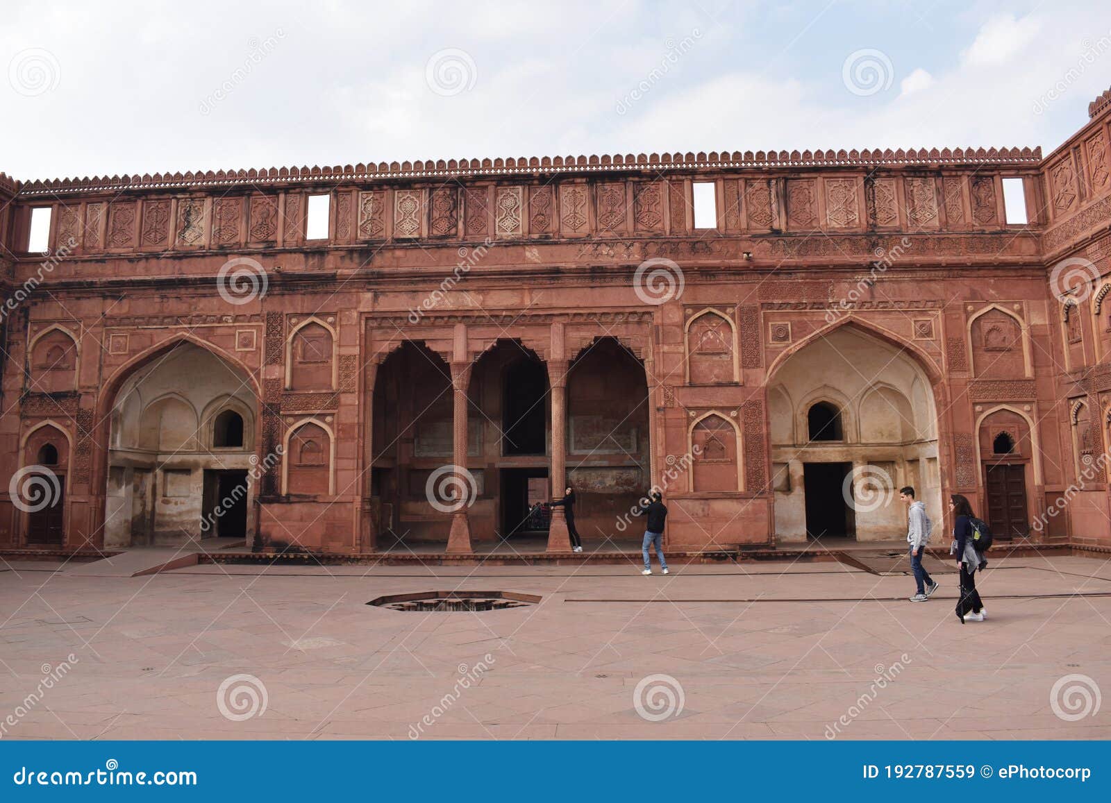 Jahangir Mahal Made of Red Sandstone at Agra Fort, Palace for Woman ...