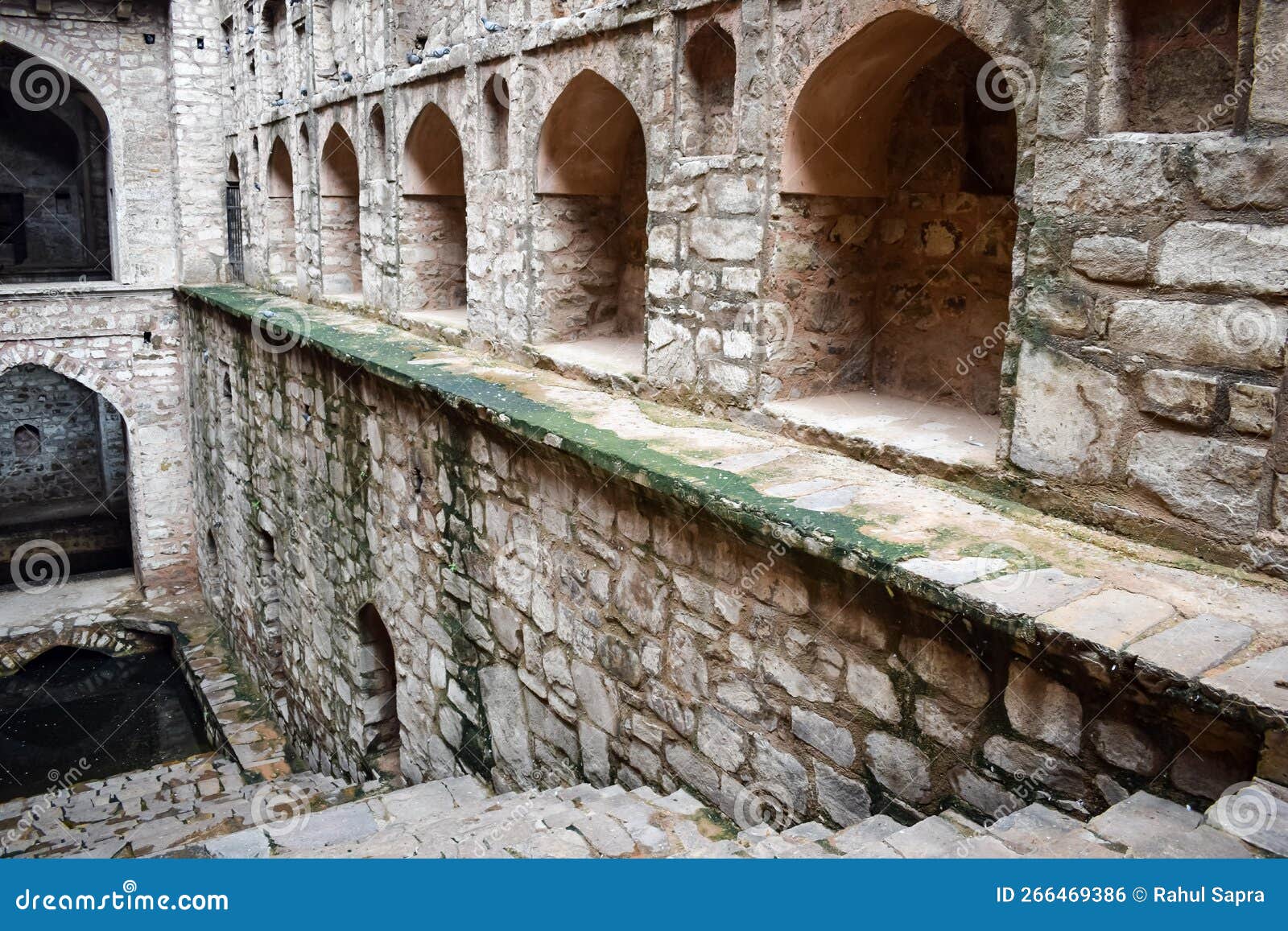 agrasen ki baoli (step well) situated in the middle of connaught placed new delhi india