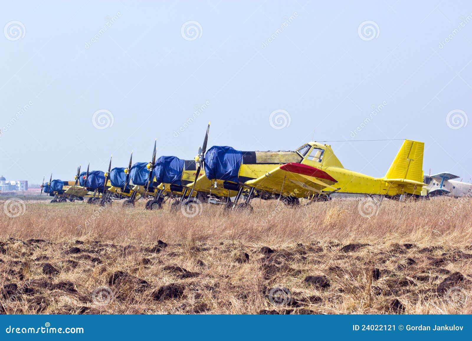 Agricultural Aircraft Squadron Stock Image Image of transportation