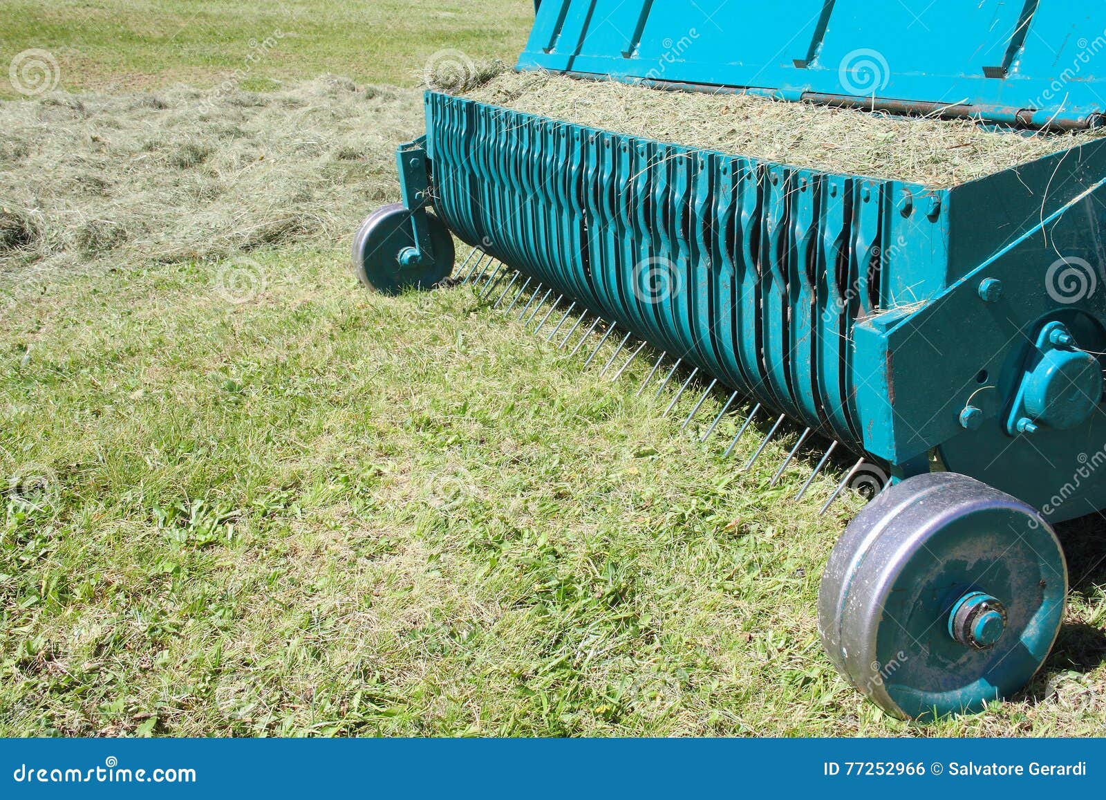 Agricultural Equipment for Hay Mow and Windrow Stock Photo Image of