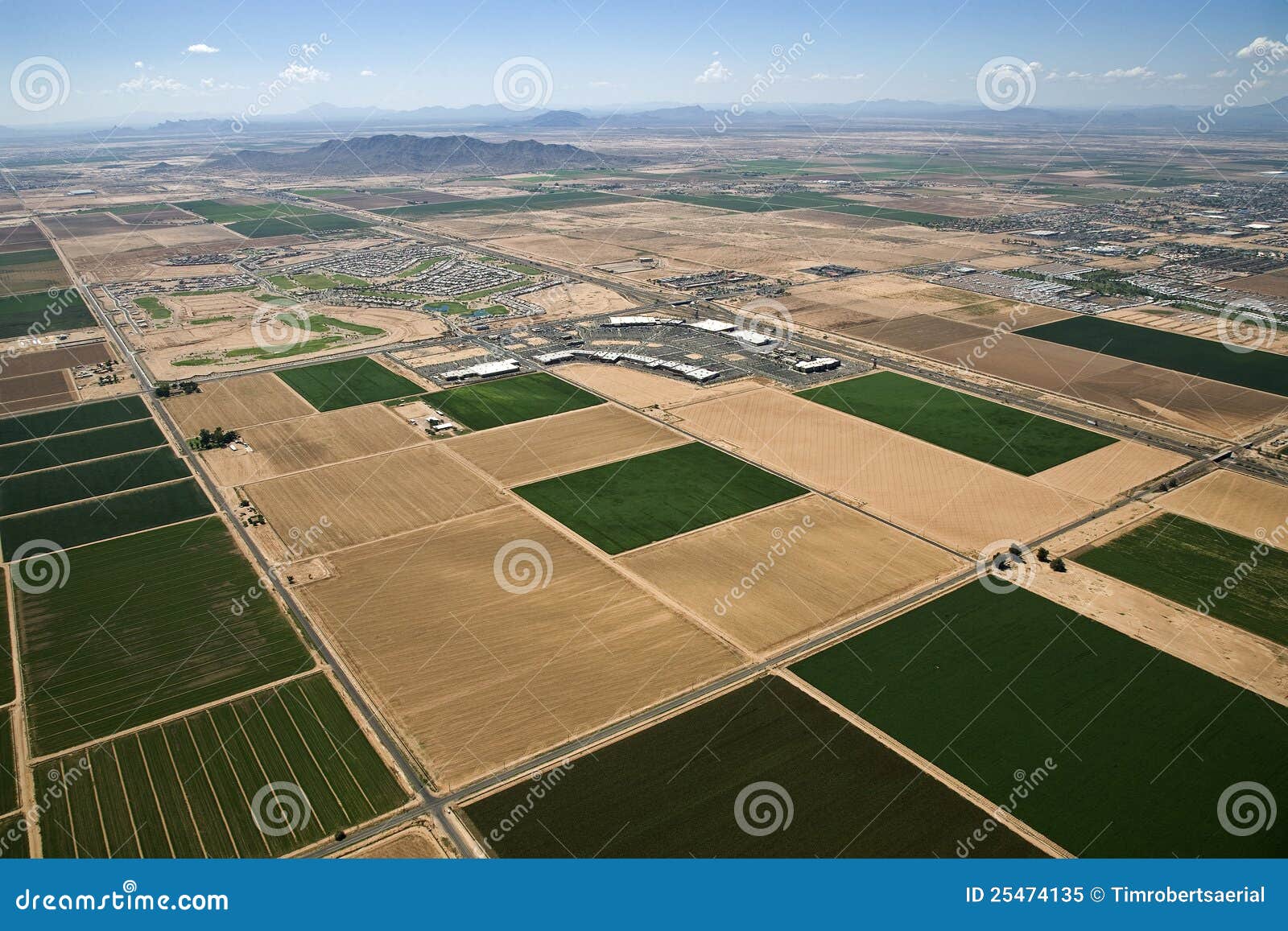 Agricultural Fields Meet the Mall Stock Image Image of cars, farming