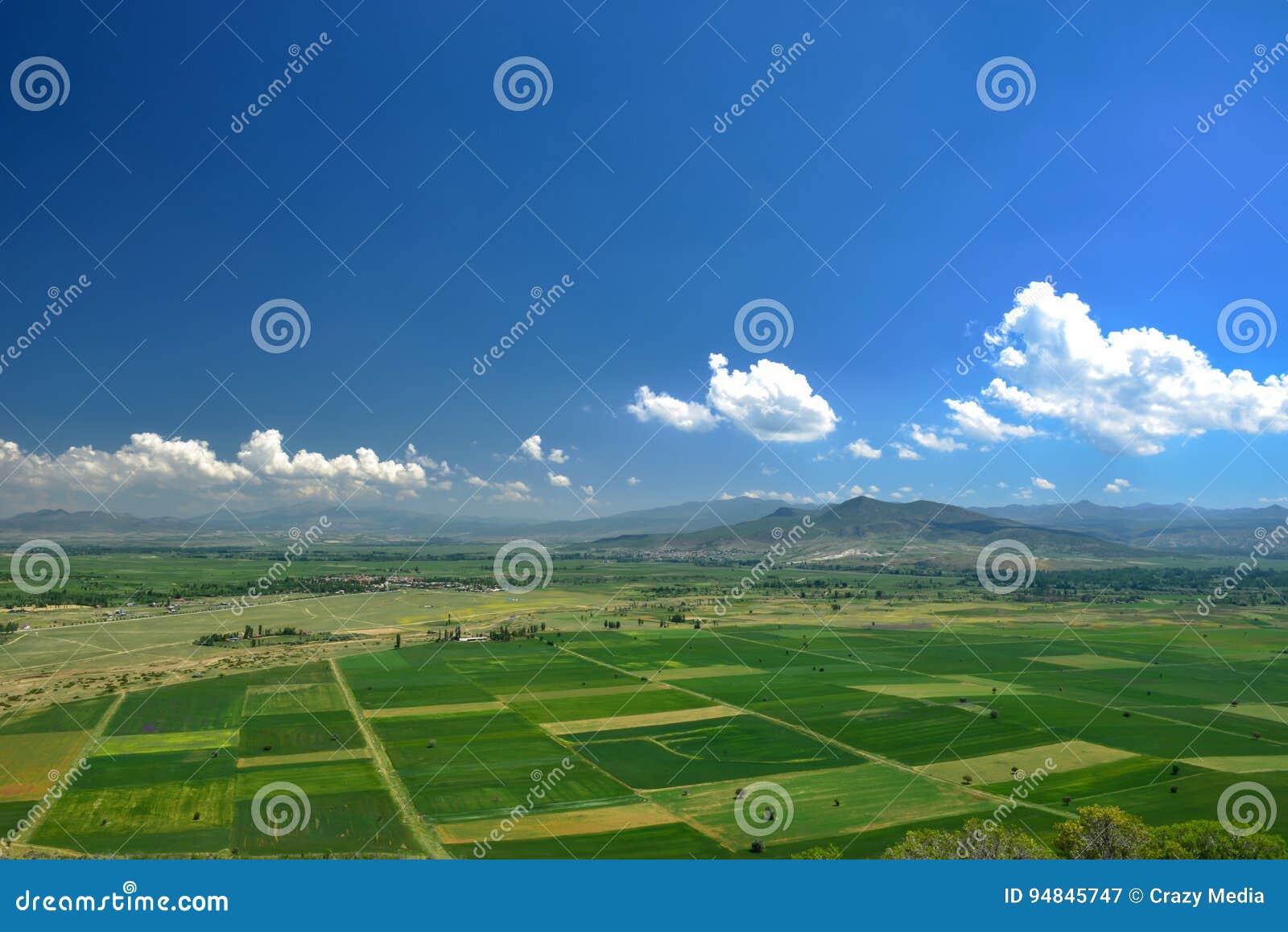 Agricultural Land and Development Plan Stock Image Image of