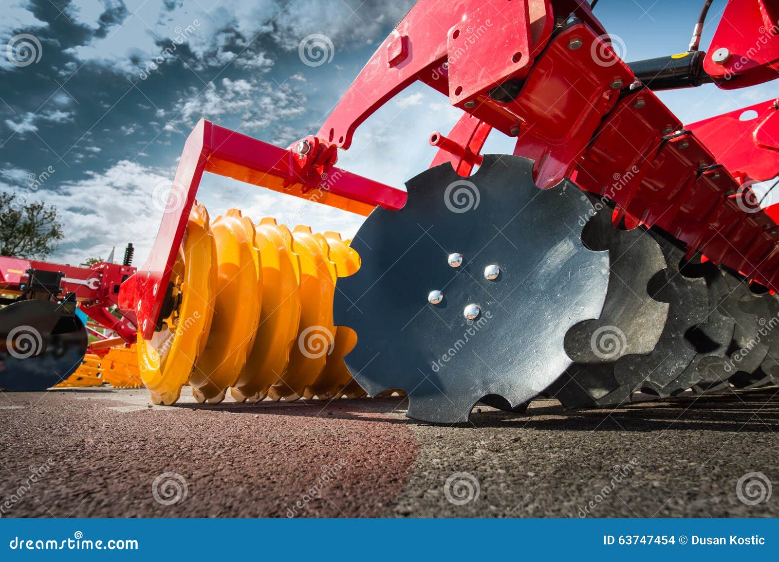 Agricultural machinery in fair. Agricultural machinery in agricultural fair